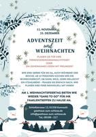 11.11. - 25.12.2025: Adventszeit und Weihnachten im Gasthaus zum Schloss
