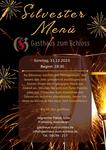 31.12.2023: Silvester Menü im Gasthaus zum Schloss